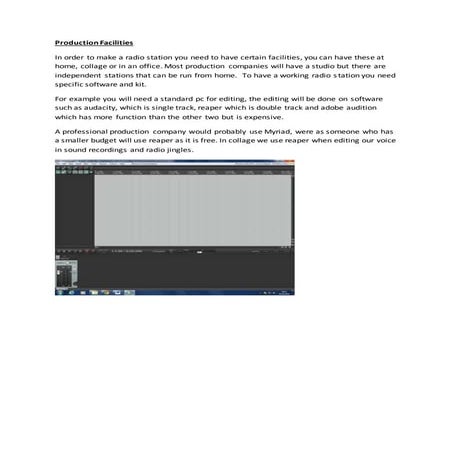 Production facilities v2