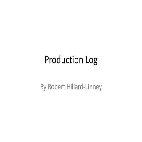 Production log