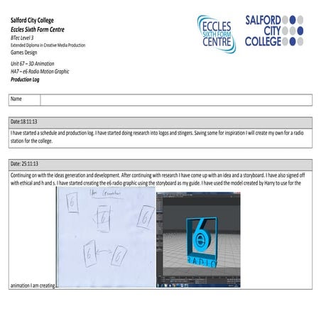 Production log 19_06_14 e6 radio
