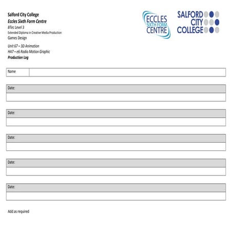 Production log 28_11_13