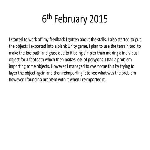 Production log (game engine build)