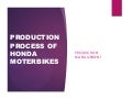 Production Management - Honda