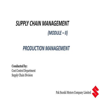 Production Management