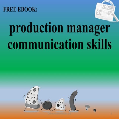 Production manager communication skills pdf