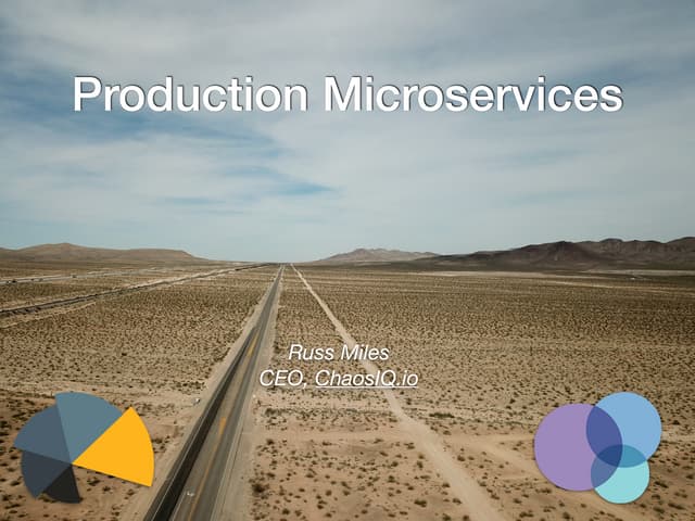 Production Microservices @ Jazoon