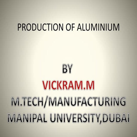 aluminium production process