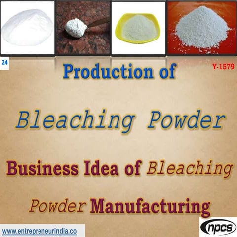 Production of bleaching powder