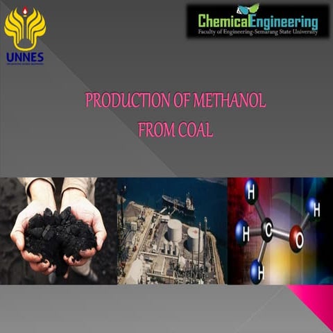 Production of methanol from coal