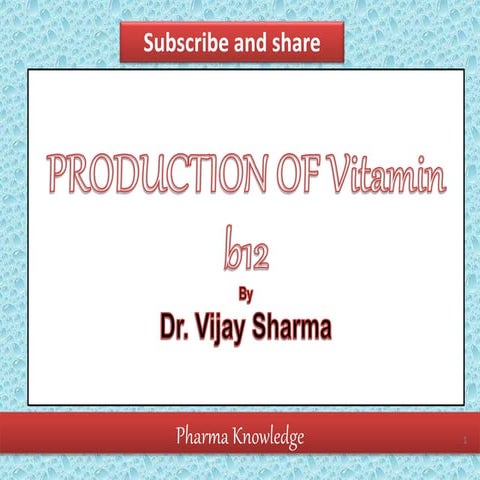 Production of vitamin B12 using fermentation