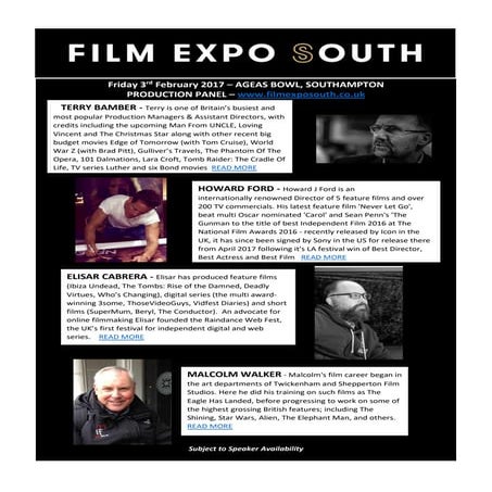 Production Panel - Getting It Right!