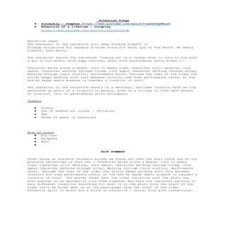 Production plan document