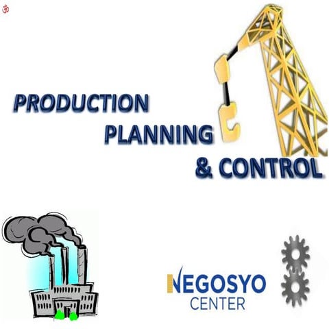 Production planning and control