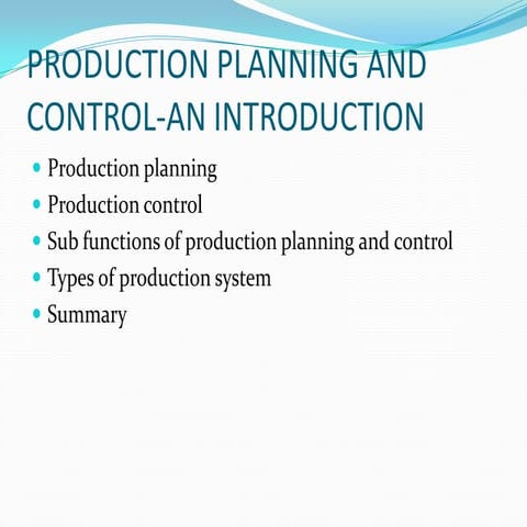 Production planning and_control-an_introduction