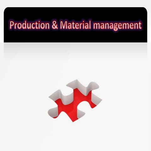 Production planning & control (ppc)