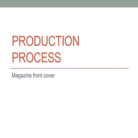 Production process | PPT