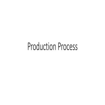 Production process basketball | PPTX