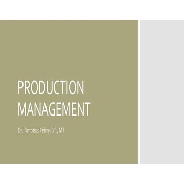 Production process