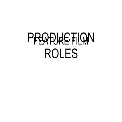 Production Roles.ppt