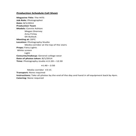 Risk assessment for corridor | DOC