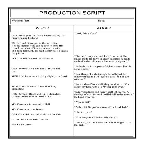 Production script (3)