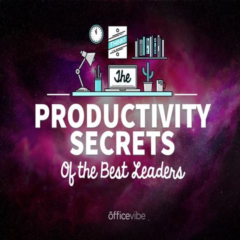 Improve your productivity 