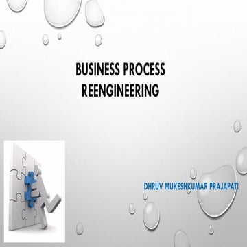 Business Process Re engineering | PPT