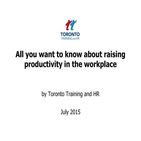 Productivity July 2015