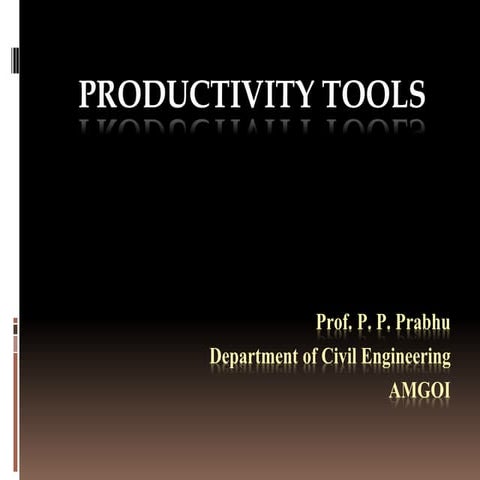 Productivity tools for students