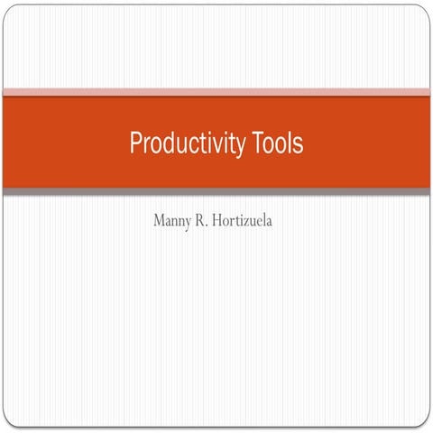 Productivity Tools Productivity Tools  Productivity Tools