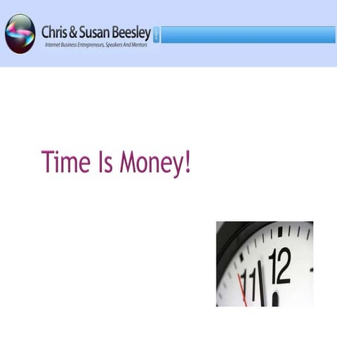 Time is Money - Productivity Tips and Strategies