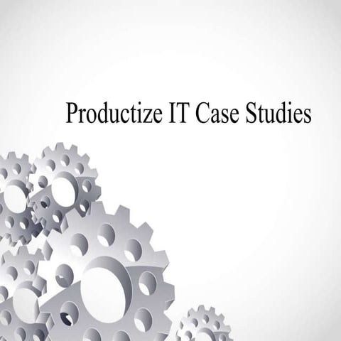 Productize it case studies