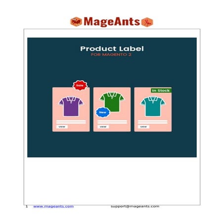 Magento 2 Product labels