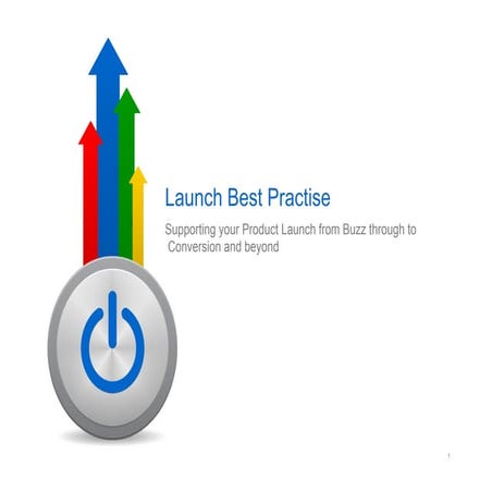 Product launch best practice