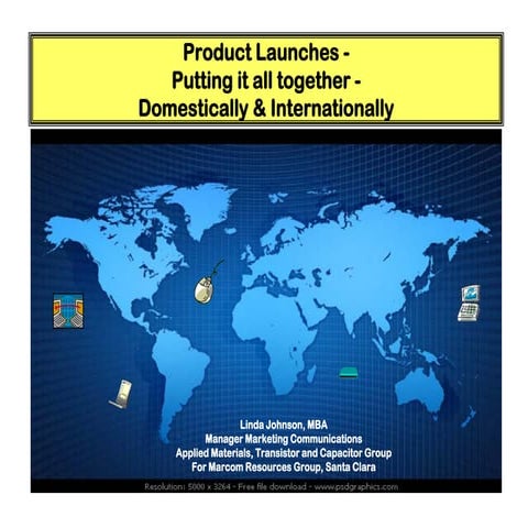 Product Launch Presentation By Linda Johnson