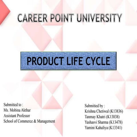 Product life cycle of Maruti 800 (ASSIGNMENT)