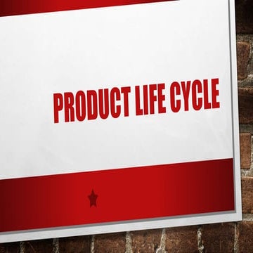 Product life cycle