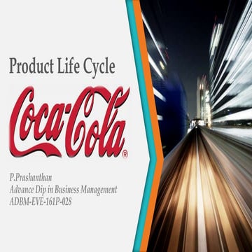 Product life cycle   coca cola