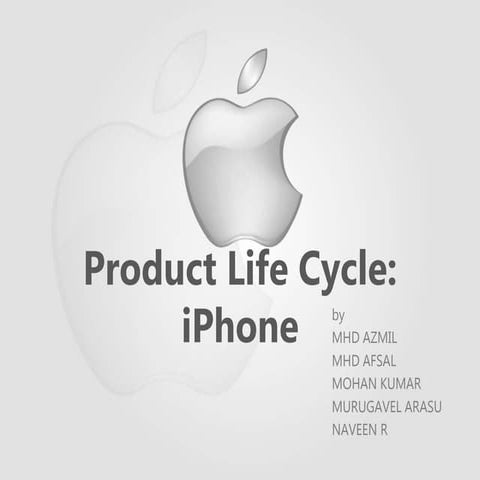 Product life cycle iphone