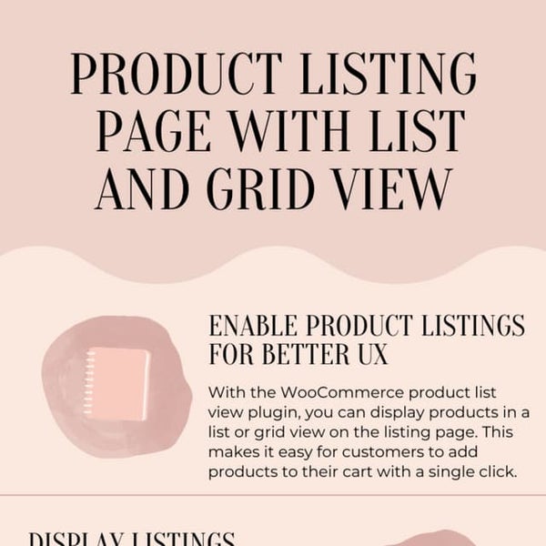 Product Listing Page with List and Grid View