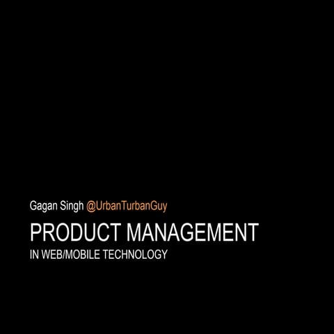 Product management