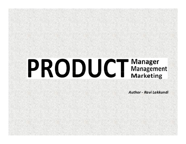 Product Management Basics of Basics