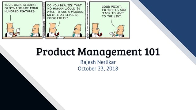 Product management 101