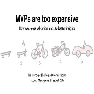 MVPs are too expensive - How wasteless validation leads to better insights