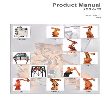 Product manual 6400 m98