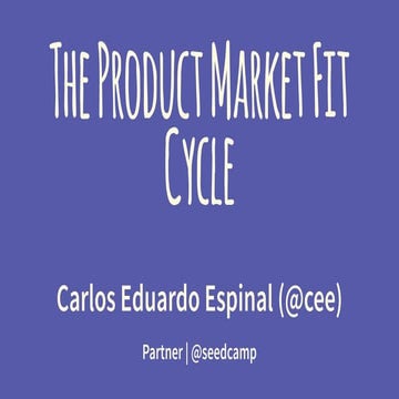The Product Market Fit Cycle (Updated to v. 2.0)