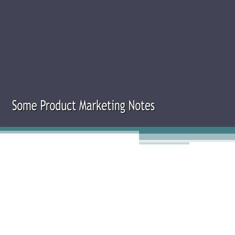 Product Marketing
