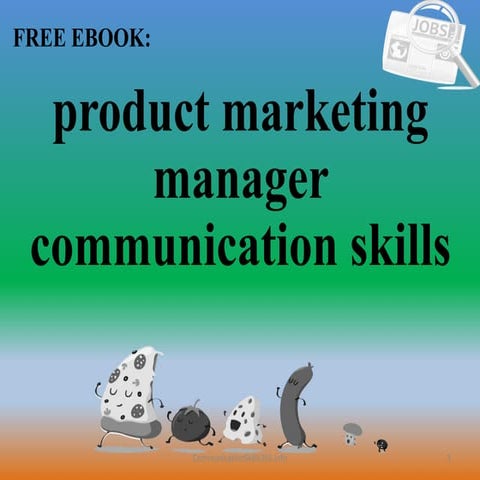 Product marketing manager communication skills pdf