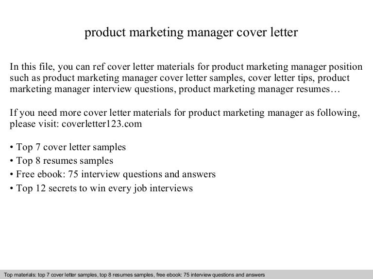 cover letter examples for marketing