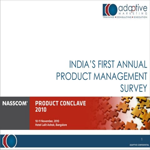 India's first Annual Product Management and Marketing Benchmar launched at NA...