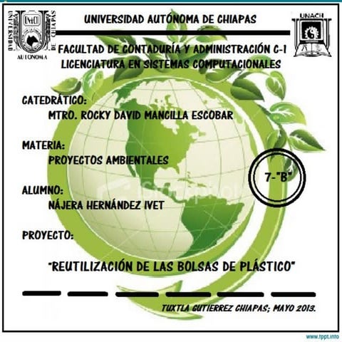 Contaminación por bolsas de plastico
